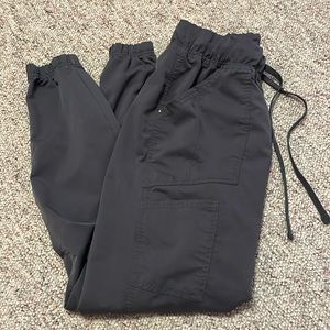 Grey jogger scrub bottoms